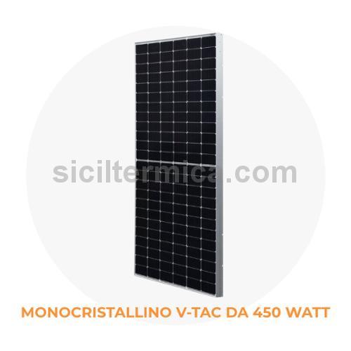 MODULI FOTOVOLTAICI MONOCRISTALLINO V-TAC DA 450 WATT